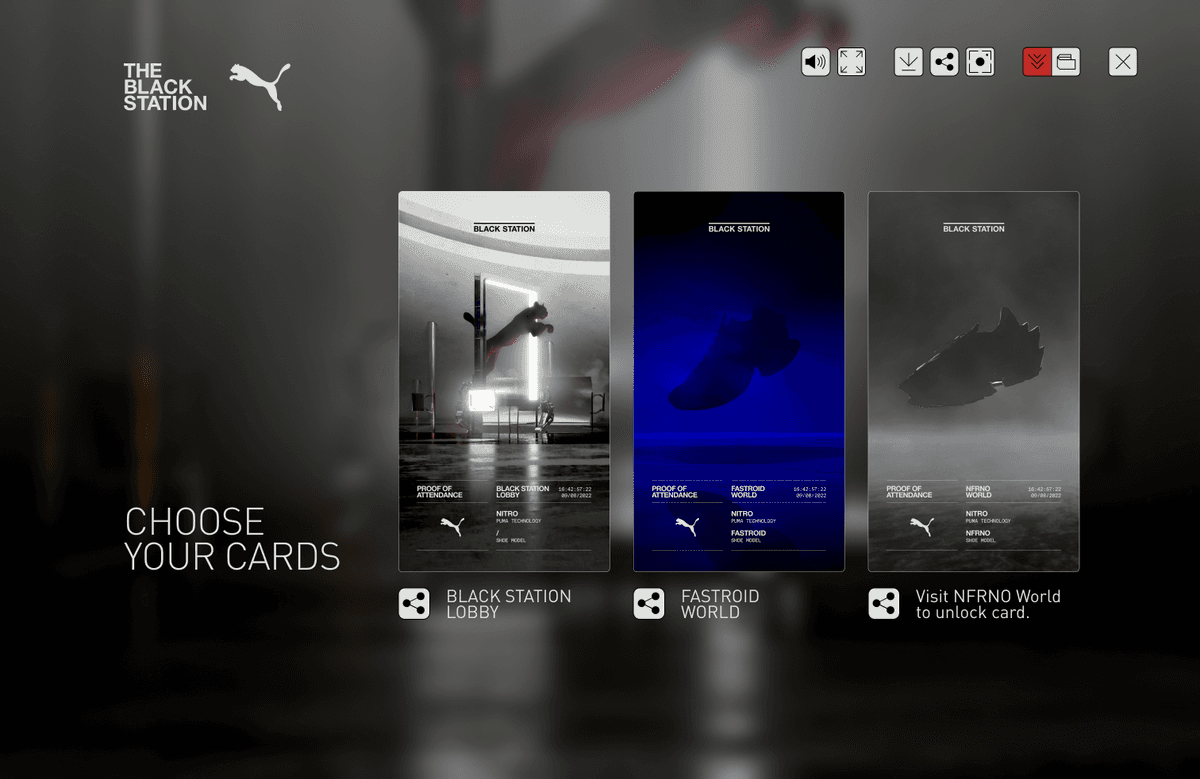 Shareable cards for social media engagement